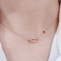 [Amore Jewels]FORCE 10 DIAMOND PINK GOLD NECKLACE