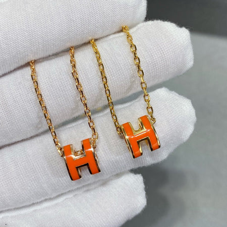 [Amore Jewels]MINI POP H NECKLACE