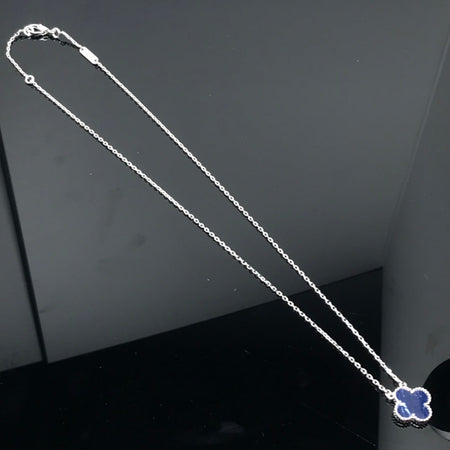 [Amore Jewels]CLOVER PIETERSITE SILVER LONG NECKLACE