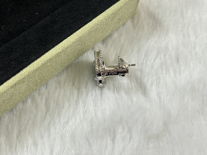 [Amore Jewels]CLOVER PIETERSITE MEDIUM STUD EARRINGS