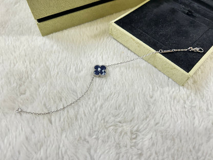 [Amore Jewels]CLOVER 1 MOTIF PIETERSITE BRACELET