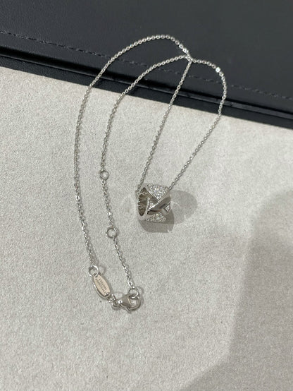 [Amore Jewels]LIENS EVIDENCE DIAMOND PAVED NECKLACE