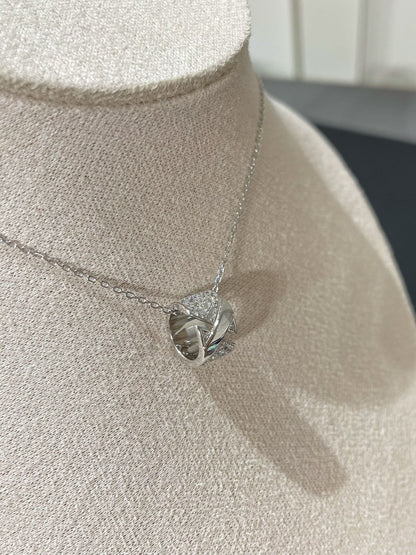 [Amore Jewels]LIENS EVIDENCE DIAMOND PAVED NECKLACE
