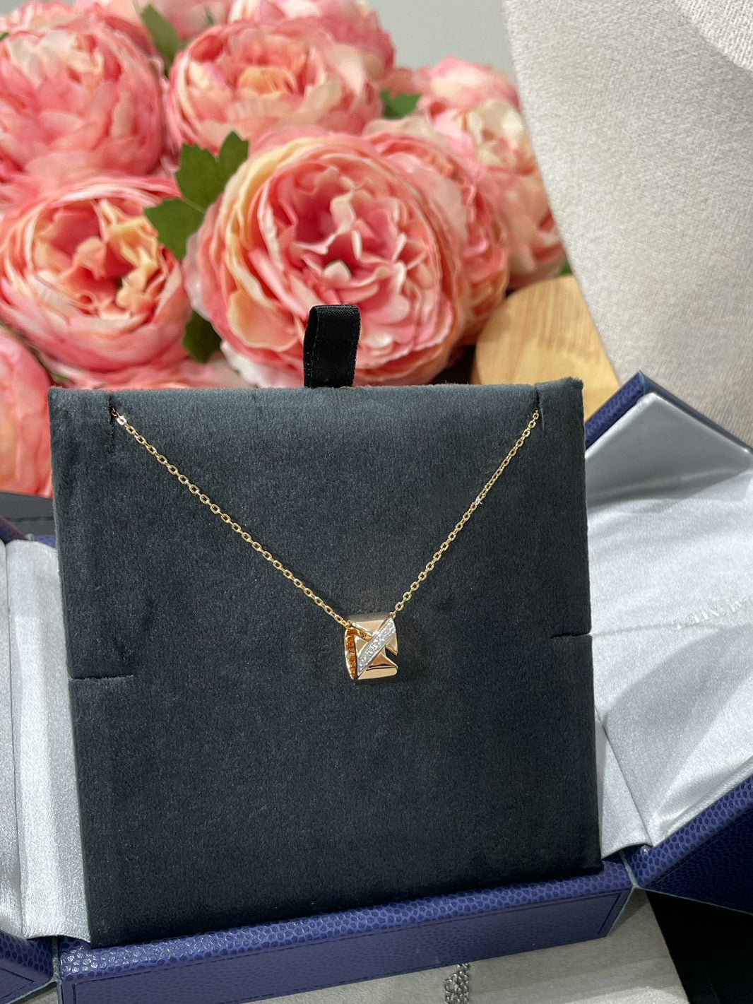 [Amore Jewels]LIENS EVIDENCE DIAMOND NECKLACE