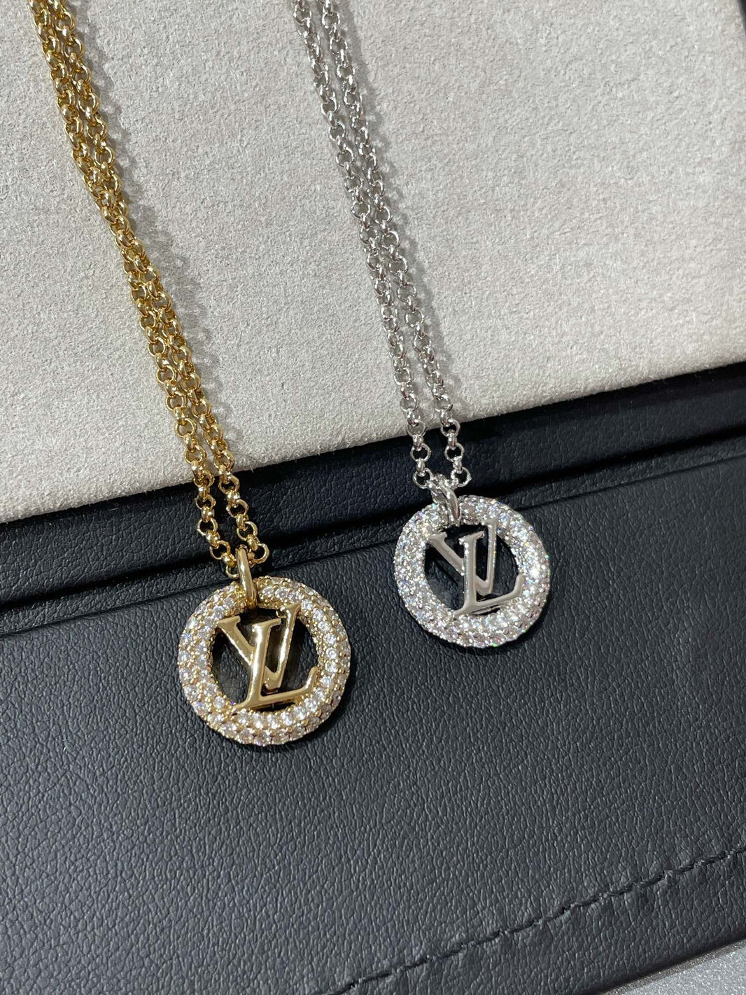 [Amore Jewels]BY NIGHT DIAMOND PAVED NECKLACE