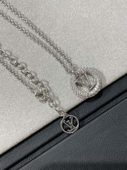 [Amore Jewels]BY NIGHT DIAMOND PAVED NECKLACE