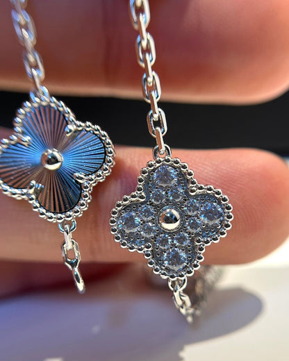 [Amore Jewels] CLOVER 5 MOTIF LASER BRACELET COLLECTION