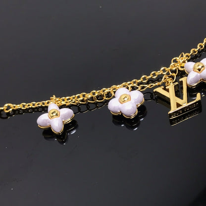 [Amore Jewels]LOGO 6 MOTIF STAR AND SUN GOLD BRACELET