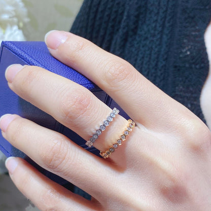 [Amore Jewels]BEE LOVE DIAMOND PAVED SMALL RING