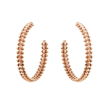 [Amore Jewels]CLASH LARGE HOOP EARRINGS