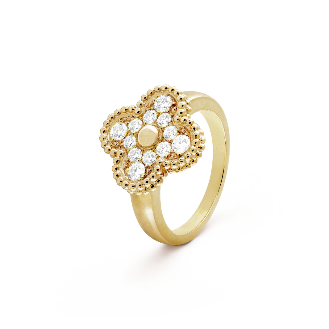 [Amore Jewels]CLOVER DIAMOND RING