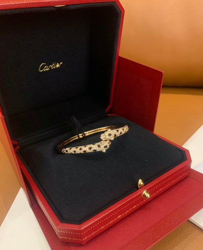 [Amore Jewels]Cheetah Collection Large Diamond Bracelet