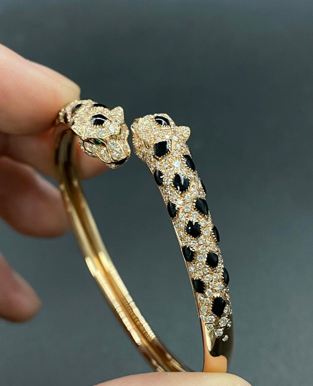 [Amore Jewels]Cheetah Collection Large Diamond Bracelet
