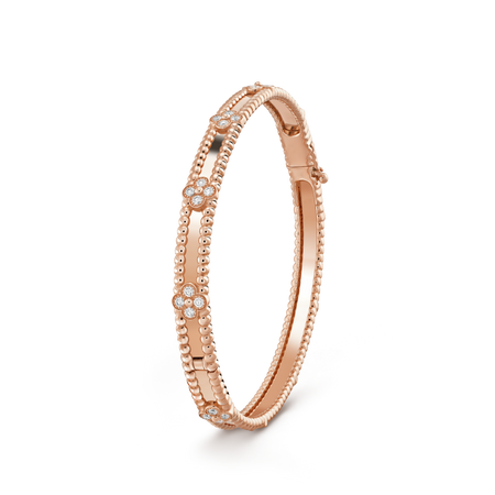 [Amore Jewels]CLOVER BRACELET 4MM DIAMONDS