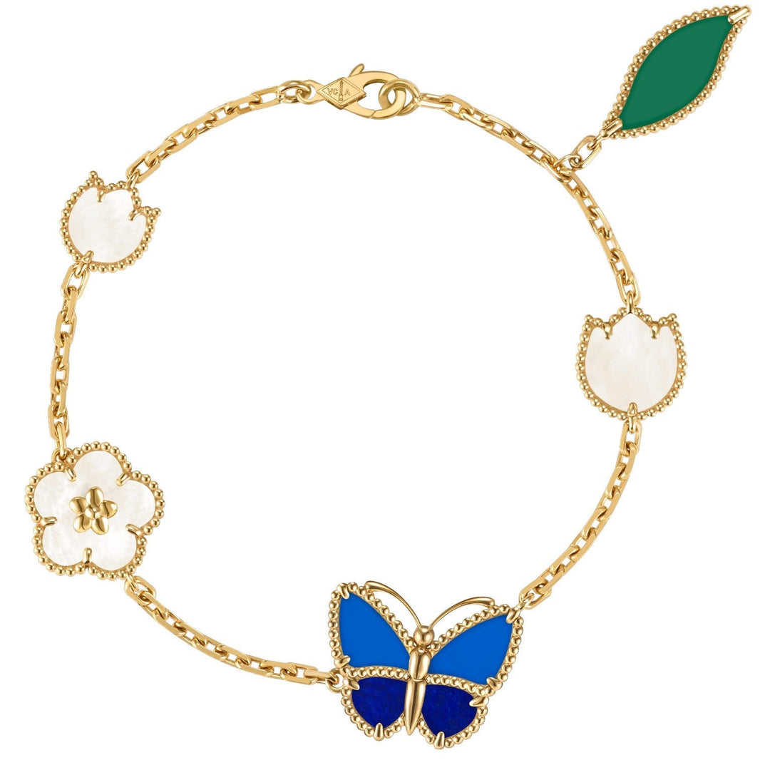 [Amore Jewels]LUCKY SPRING BUTTERFLY 5 MOTIF BRACELET