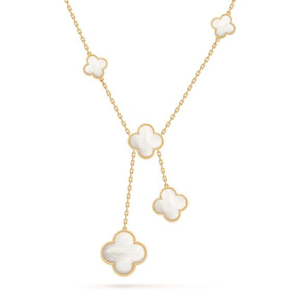 [Amore Jewels]CLOVER MOTHER OF PEARL NECKLACE 6 MOTIF