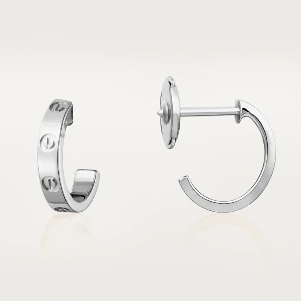 [Amore Jewels]LOVE EARRINGS 2.65MM SILVER