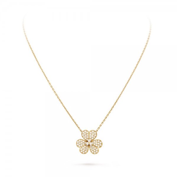 [Amore Jewels]FLOWER DIAMOND NECKLACE