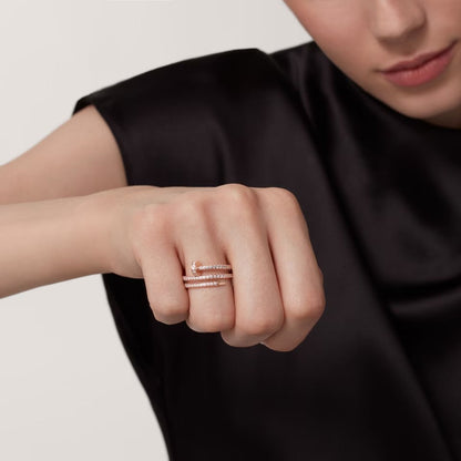 [Amore Jewels]JUSTE RING 4.8MM FULL DIAMOND
