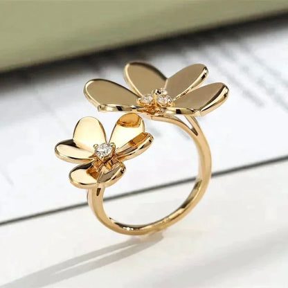 [Amore Jewels]CLOVER COMOS GOLD DIAMOND RING