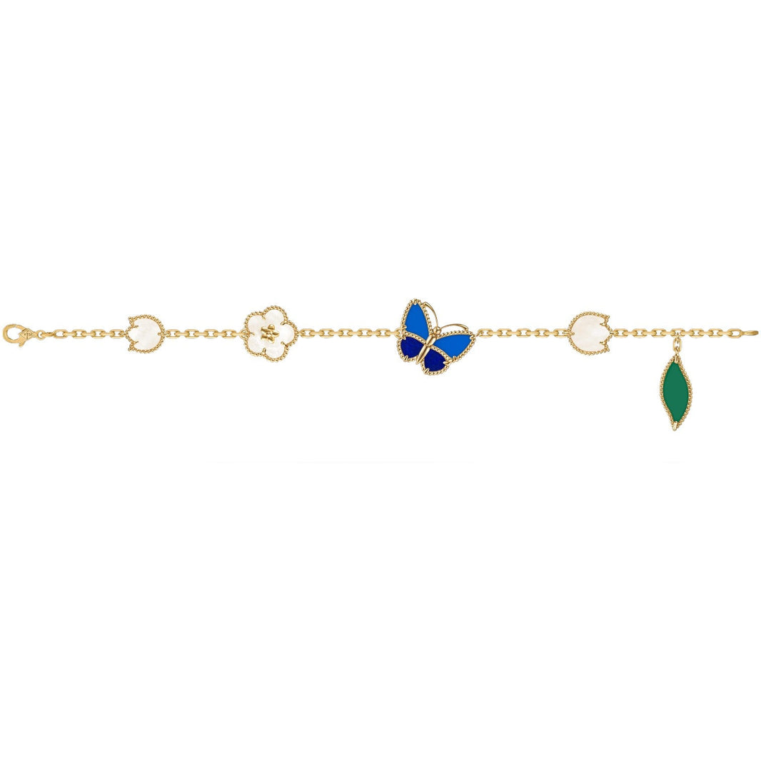 [Amore Jewels]LUCKY SPRING BUTTERFLY 5 MOTIF BRACELET