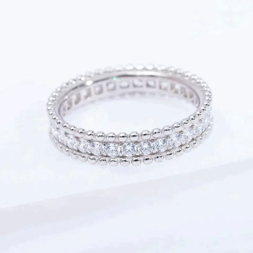 [Amore Jewels]PERLEE DIAMOND SILVER RING