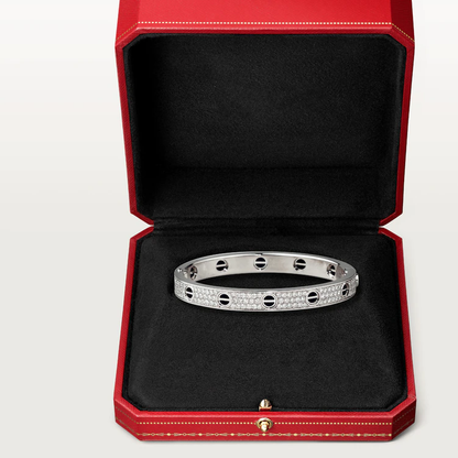 [Amore Jewels]LOVE BRACELET 6.1MM DIAMOND-PAVED CERAMIC