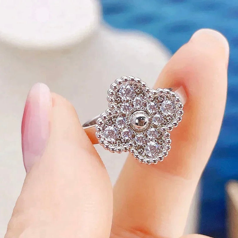 [Amore Jewels]CLOVER DIAMOND RING