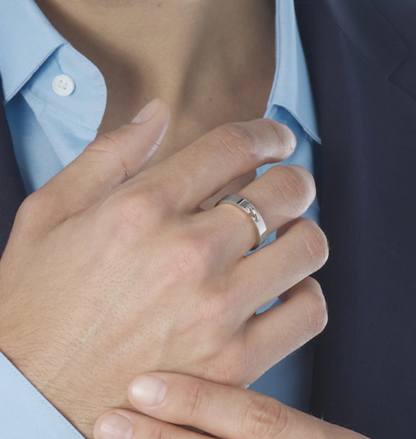 [Amore Jewels]ALLIANCE LIENS VIDENCE 4MM RING