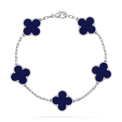 [Amore Jewels]CLOVER 5 MOTIF LAPIS LAZULI BRACELET COLLECTION