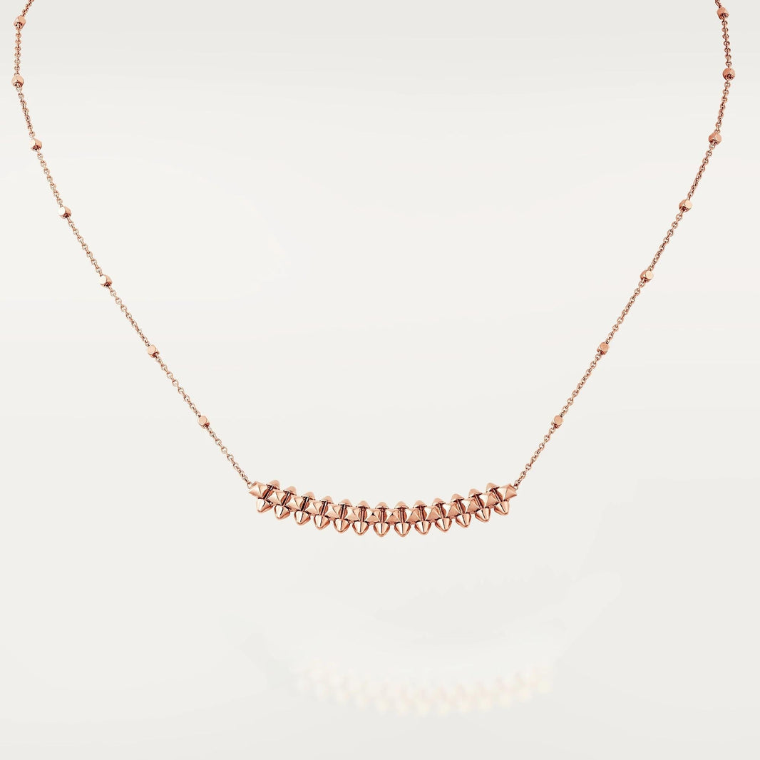 [Amore Jewels]CLASH PINK GOLD NECKLACE
