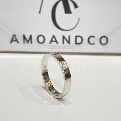 [Amore Jewels]LOVE RING 4MM 1 DIAMOND