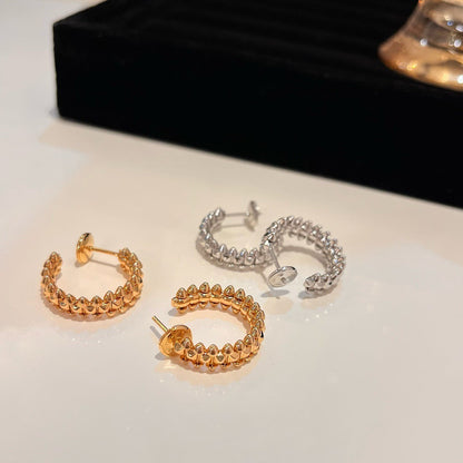 [Amore Jewels]CLASH SMALL HOOP EARRINGS