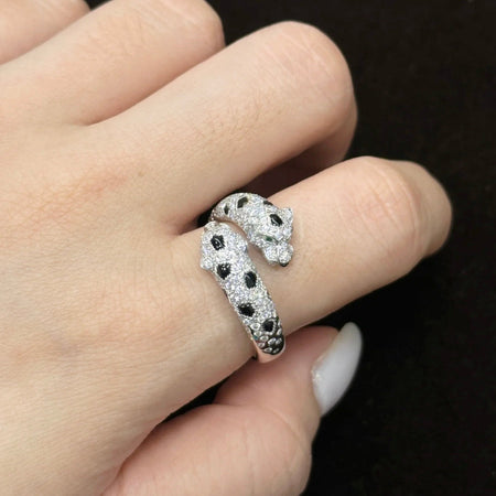 [Amore Jewels]PANTHERE 5MM ALL DIAMOND RING