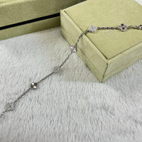 [Amore Jewels]CLOVER 6 MOTIF DIAMOND LASER BRACELET