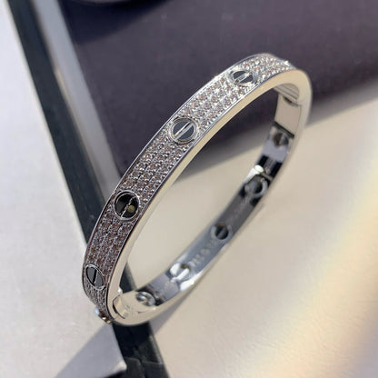 [Amore Jewels]LOVE BRACELET 6.1MM DIAMOND-PAVED CERAMIC