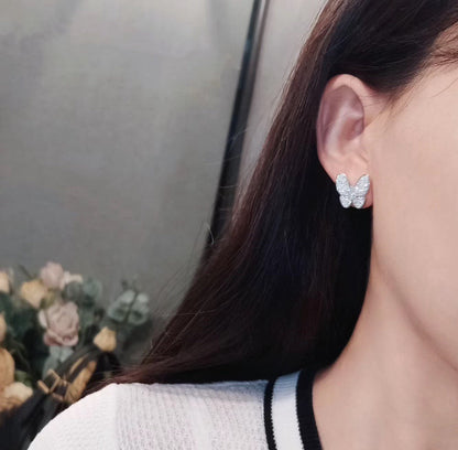 [Amore Jewels]BUTTERFLY ALL DIAMOND EARRINGS