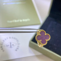[Amore Jewels]CLOVER  PURPLE VIOLET RING