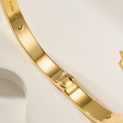 [Amore Jewels]LOVE BRACELET 6.1MM 4 DIAMONDS
