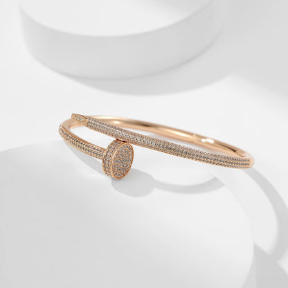[Amore Jewels]JUSTE BRACELET 3.5MM ALL DIAMONDS