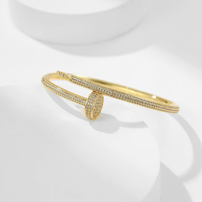 [Amore Jewels]JUSTE BRACELET 3.5MM ALL DIAMONDS