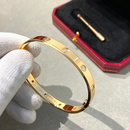 [Amore Jewels]LOVE BRACELET 6.1MM 10 DIAMONDS