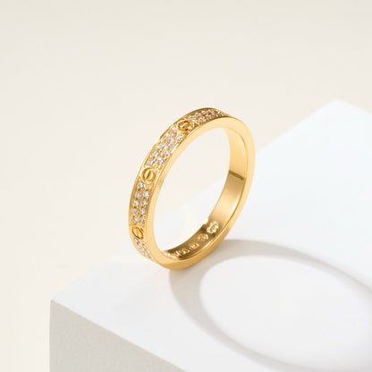 [Amore Jewels]LOVE RING 2.65MM DIAMOND