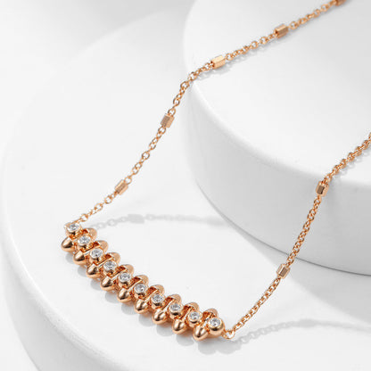[Amore Jewels]CLASH  MEDIUM DIAMOND NECKLACE