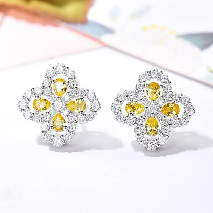 [Amore Jewels]LOOP EARRINGS FULL MOTIF DIAMOND 16MM
