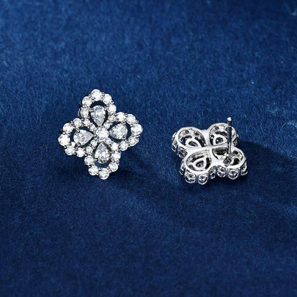 [Amore Jewels]LOOP EARRINGS FULL MOTIF DIAMOND 16MM