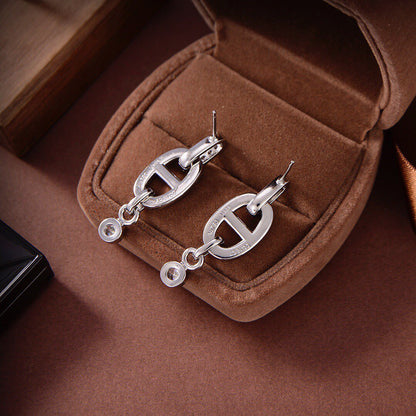 [Amore Jewels]HM CHAINE DIAMOND EARRINGS