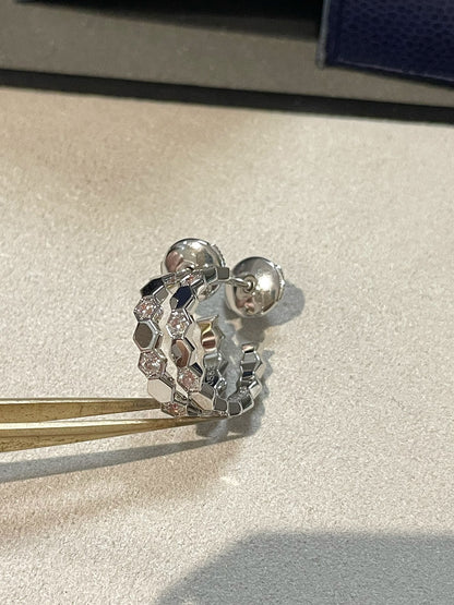 [Amore Jewels]Hollow Design Four-Leaf Clover Flower Shape Ring
