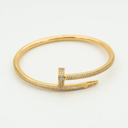 [Amore Jewels]JUSTE BRACELET 3.5MM ALL DIAMONDS