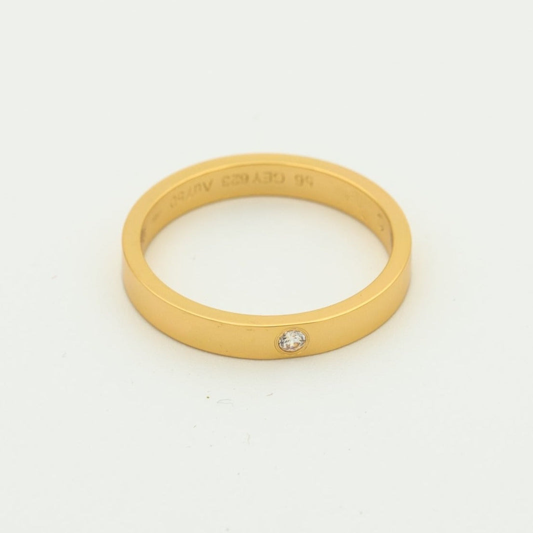 [Amore Jewels]LOVE RING 4MM 1 DIAMOND